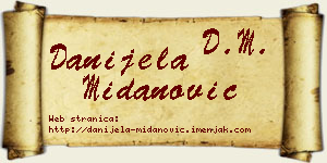 Danijela Midanović vizit kartica